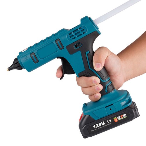 Akku Heißklebepistole Kabellos Klebepistole Mit 20x Klebestifte Für Makita 21V - Bild 17 von 18