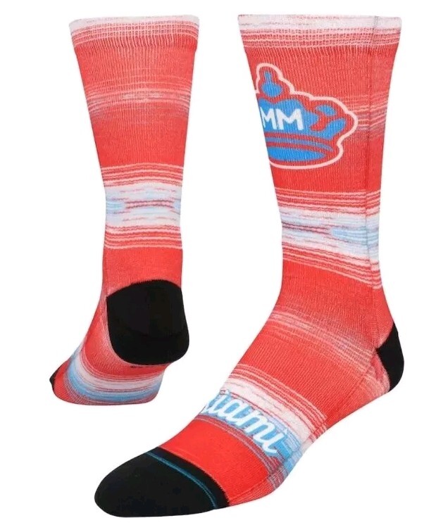 STANCE Miami Marlins City Connect MLB Crew Socks - Size L (9-13) NEW!