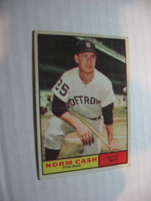 NORM CASH 1961 TOPPS Detroit Tigers #95