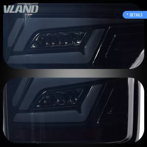 2015-2020 For Ford F150 Black Sequential Full LED Brake Tail Lights Pair - Bild 12 von 16