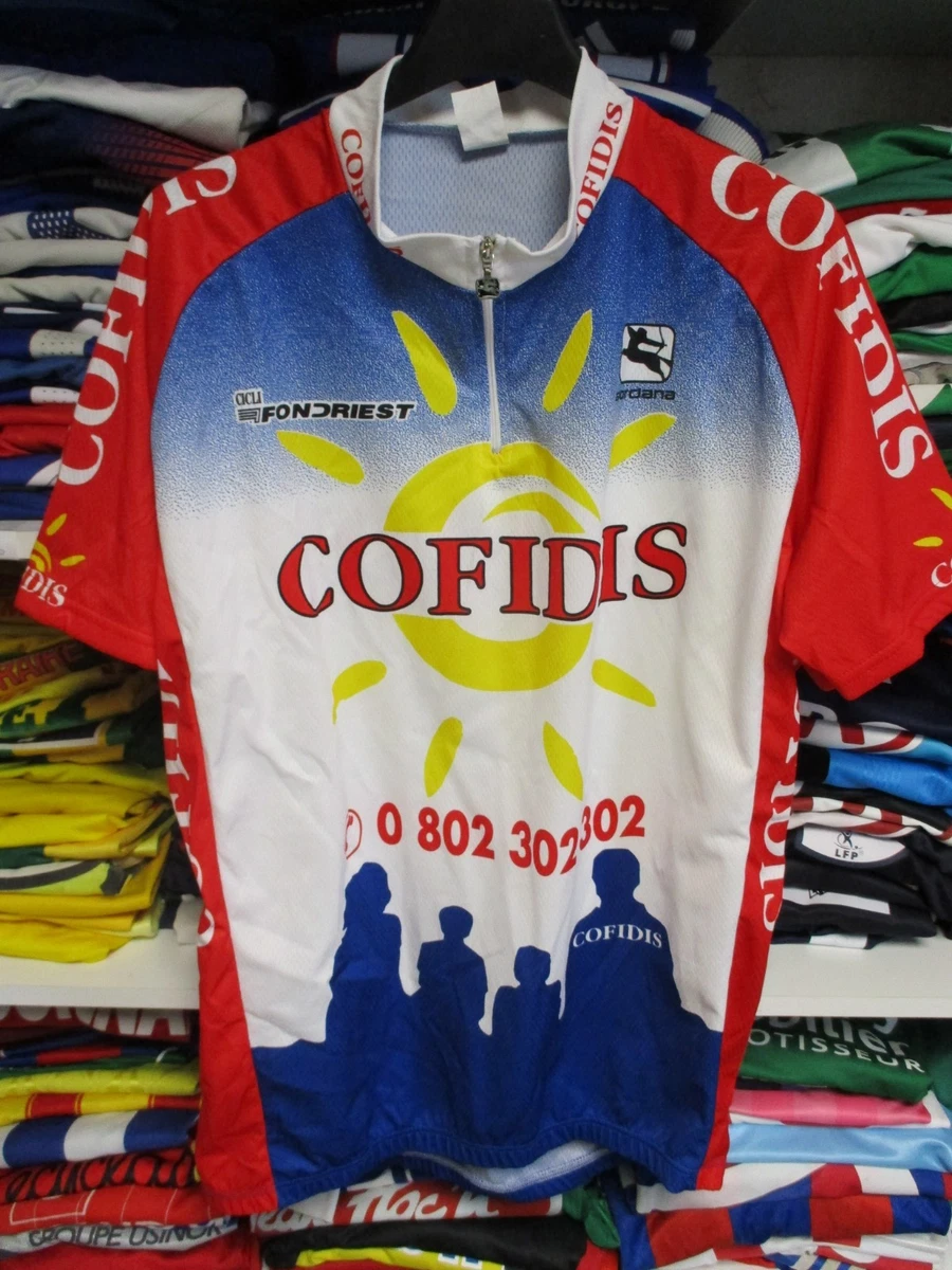 Maillot Cyclisme Giordana CSC Nobles, Taille M, Occasion, Haut Vélo Homme