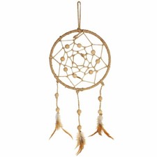 Dreamcatcher Dream Catcher 19  Wall Hanging with Natural Wood Beads and Natural