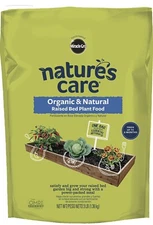 6x Miracle-Gro Nature's Care Flower and Vegetable Food, 3 lb Bags, 18 lbs. Total