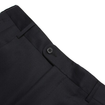 Zanella Platinum NWT Dress Pants Size 32 Bennett In Solid Navy Blue Wool