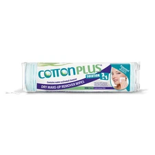 COTTON PLUS SOLUTION 2 IN 1 MINI 80 ALOE : FACE MAKE-UP REMOVER (MINI PADS - 80)