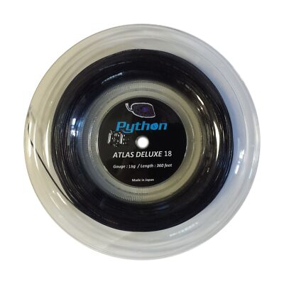 Python Atlas Deluxe Racquetball String Reel (Natural or Black Color/ 16g, 17g...