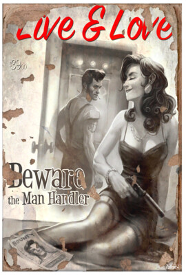 Live & Love - Beware the Man Handler - Fallout 4 Poster