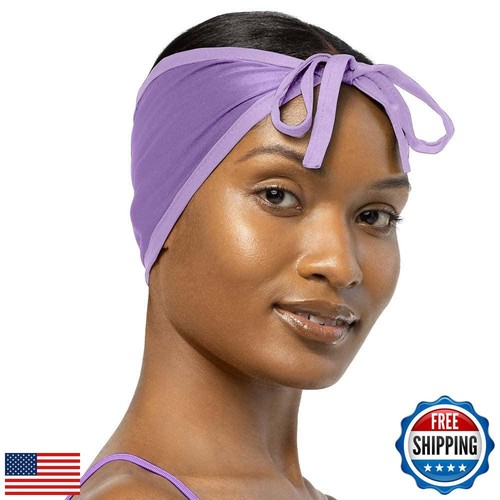 Stay On Satin Wrap Cap - (Lilac)