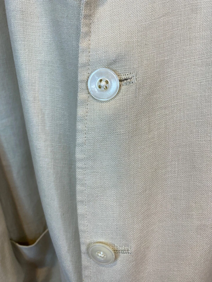 Blazer chaqueta deportiva RRL Double RL Ralph Lauren 100 % lino blanco roto para hombre XL Foto 3 de 4