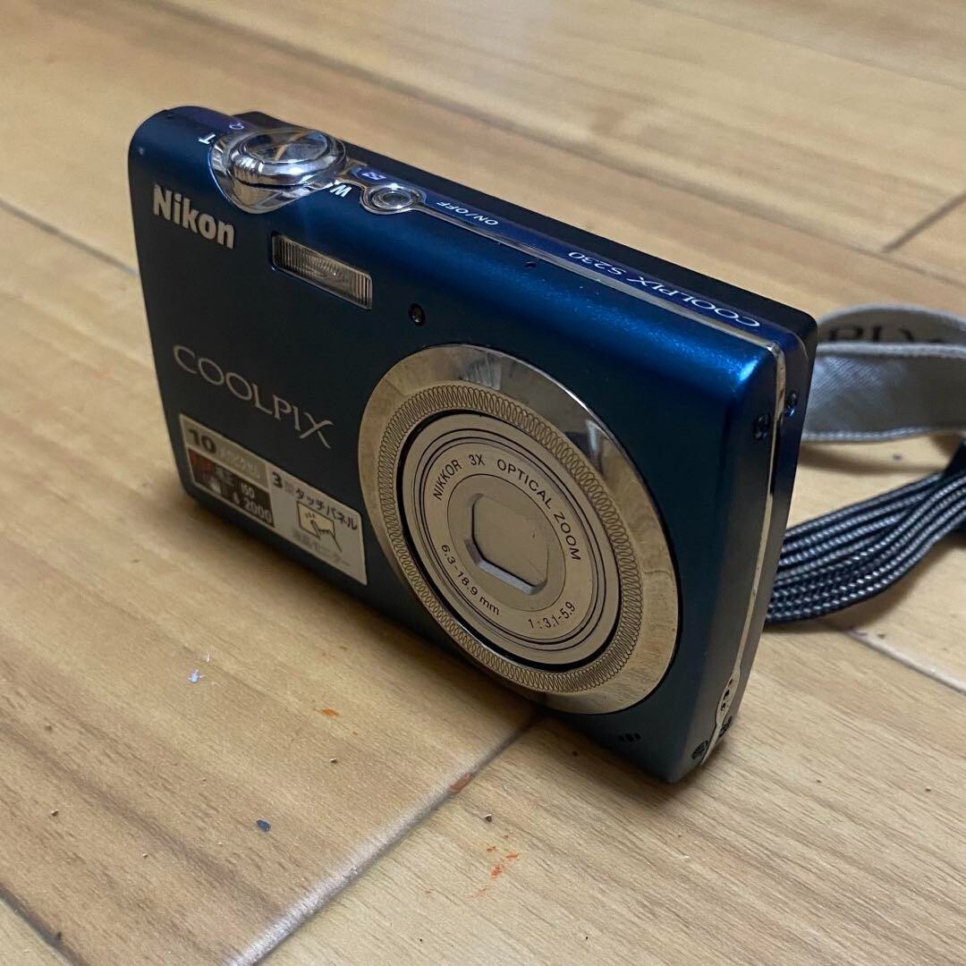 極美品】Nikon COOLPIX S230 ブルー コンデジ Amazon.com