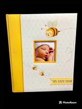 Little Blossoms by Pearhead My Baby Book Baby Keepsake Lt Green/Yellow read desc