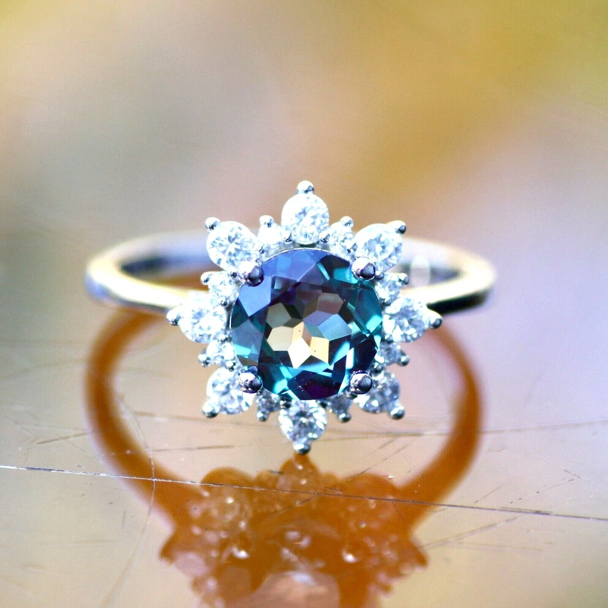 Alexandrite Engagement Ring