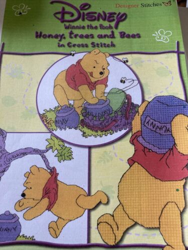 Winnie The Pooh & Friends Honey Bees & Trees Cross Stitch Charts 12 Charts - Afbeelding 1 van 3