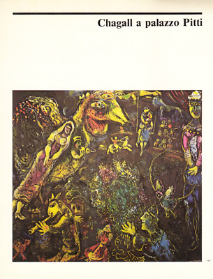 CHAGALL - Ausstellung im Palast Pitti Florenz 1978 - Gemälde Konzert Mutterschaft - Ausschnitte -