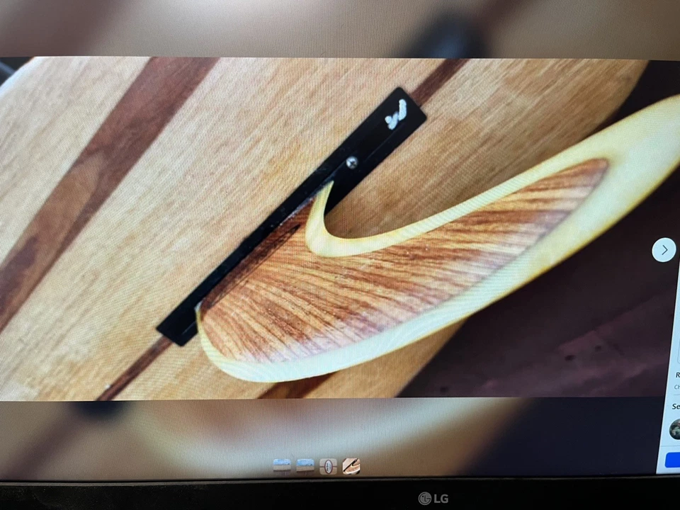 ABSOLUTAMENTE HERMOSA TABLA DE SURF SURF SURFTECH CHAPA MADERA VELZY DALE 9'4" EXCELENTE   Foto 3 de 4