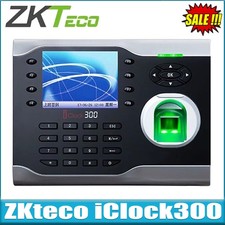 ZKTeco iclock300 TCP/IP USB Biometric Fingerprint Time Clock Attendance System