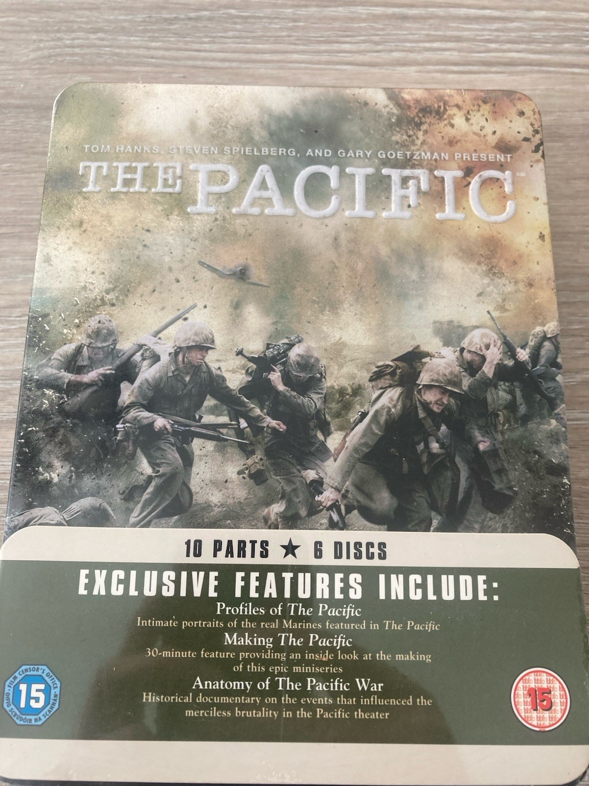 The Pacific Complete Series DVD 6 Disc Steelbook War Drama NEW SEALED UK Version