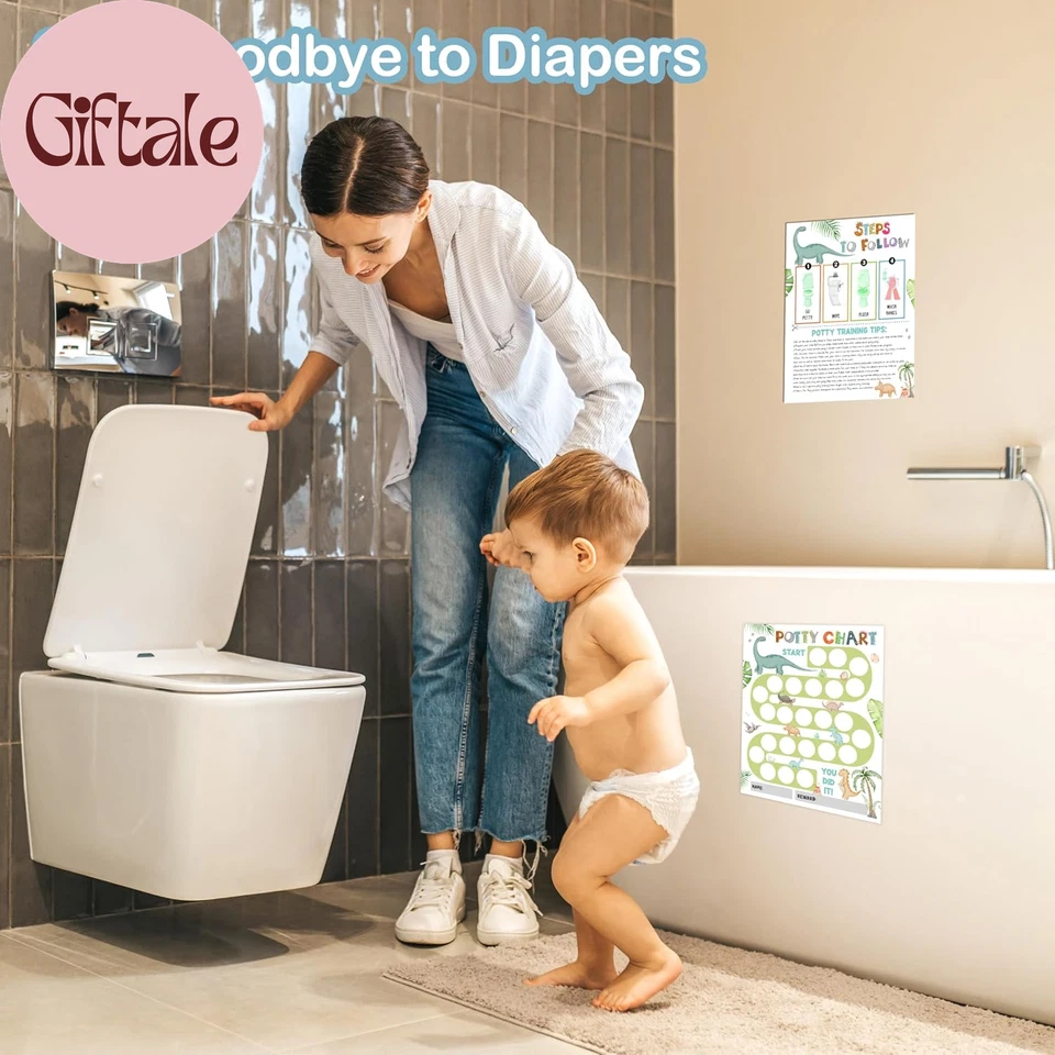 Таблица приучения к горшку, 10 таблиц вознаграждений за приучение к горшку для успеха в туалете, 8 «X10»  - Изображение 4 из 4