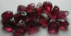 GARNET / RHODOLITE, PINK WITH A RED & PURPLE TONE ROUGH FOR FACETING, TANZANIA — photo 4
