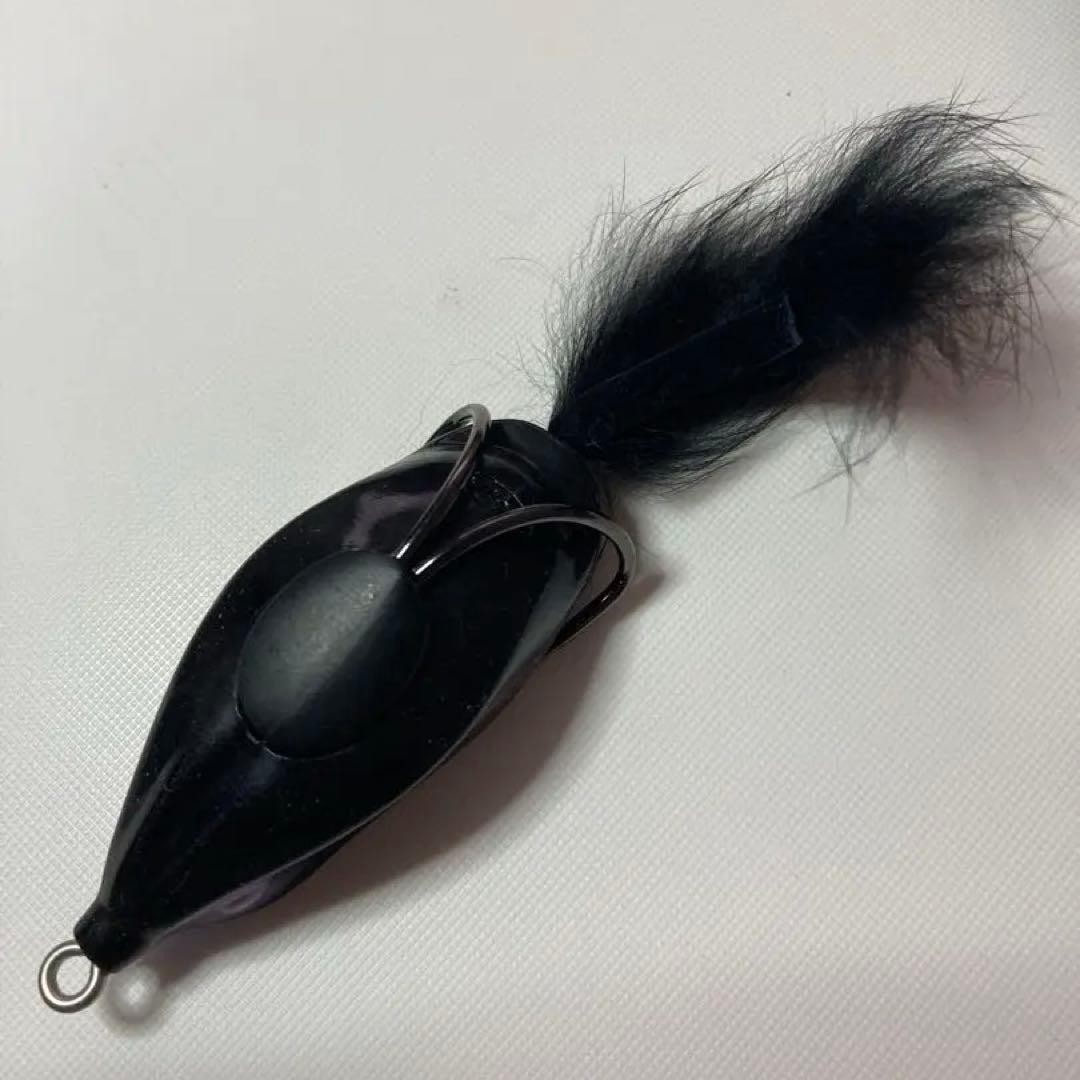 Deps Basilisky Frog Lure Jet Black Rare Soft Swimbait Fishing Equipment - Image 8