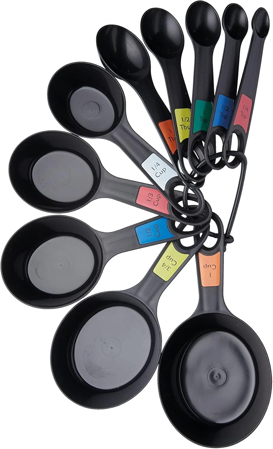 Plastic Measuring Cups and Spoons (Set of 10)