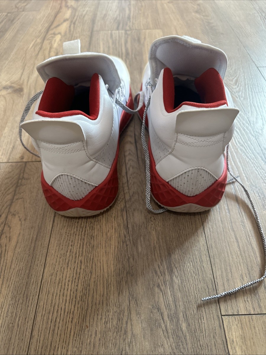 Adidas Pro Boost Mid - Cloud White / Power Red - Size 12 View 4