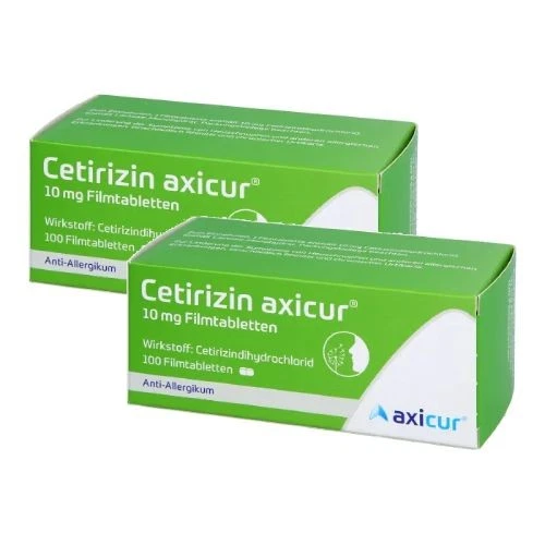AXICORP PHARMA GMBH Cetirizin Axicur 10 mg Filmtabletten (2x100 St) 2 St