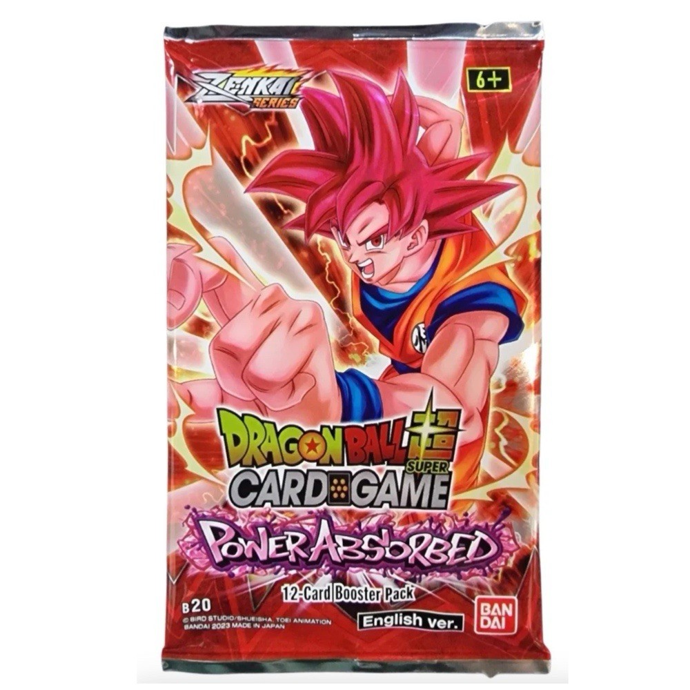 Dragon ball Super Tcg Bt20 Power Absorbed Booster Pack Sealed DBS | eBay UK
