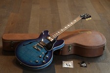 2023 Gibson ES-335 Semi-Hollow Electric Guitar Figured Blueberry Burst + OHSC
