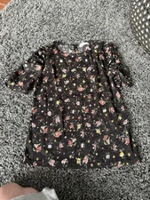 Elodie Pink and White Ruffled Blouse