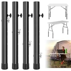 4-Pack Folding TableLeg Extender, Metal Tables Leg Extensions, Heavy Duty 45835