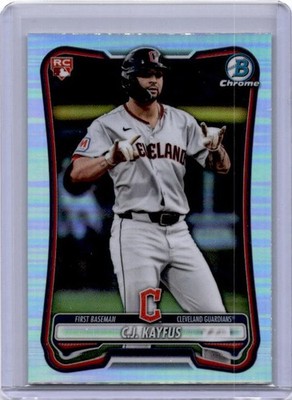 2026 Bowman #98 C.J. Kayfus Rookie Red RC Logo