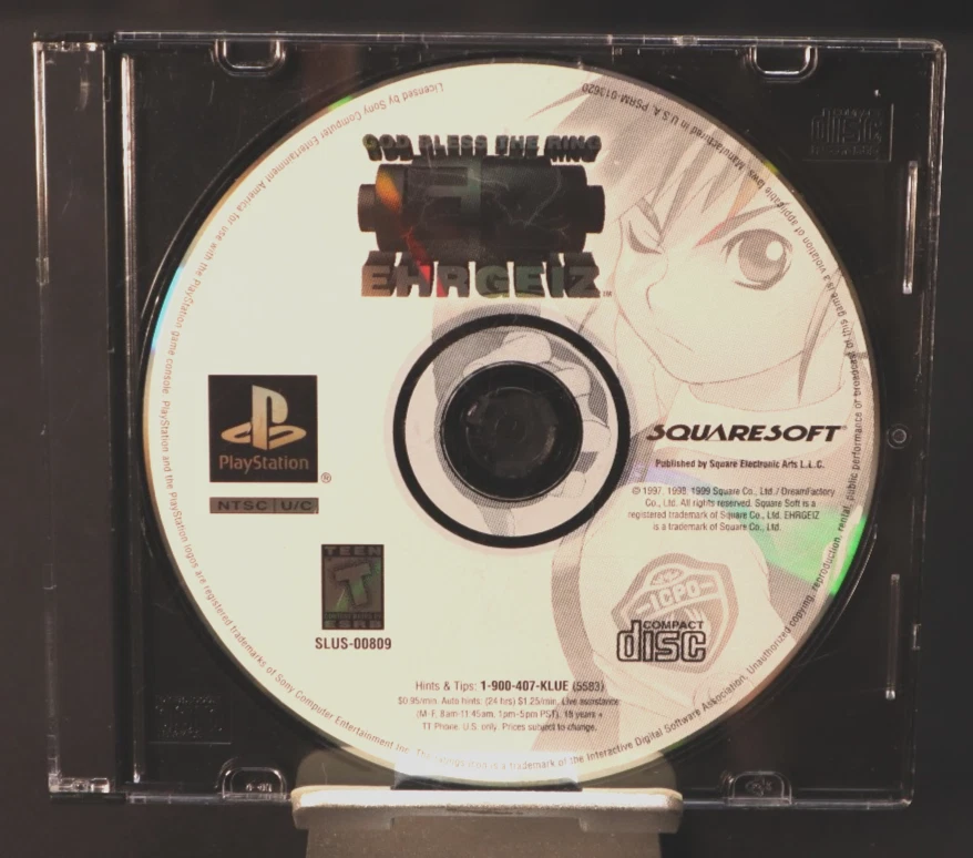 Jeu PlayStation 1 Ehrgeiz God Bless The Ring – PS1 – Complet Et Testé