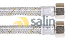 BROMIC GAS STAINLESS HOSE (10MM 1/2 X 1/2 BSP 600MM)