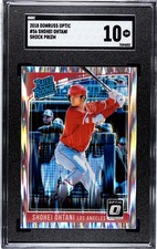 2018 Donruss Optic #56 Shohei Ohtani SHOCK PRIZM SGC 10 GEM MINT RC