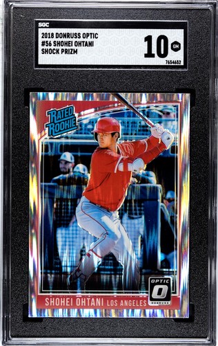 2018 Donruss Optic #56 Shohei Ohtani SHOCK PRIZM SGC 10 GEM MINT RC