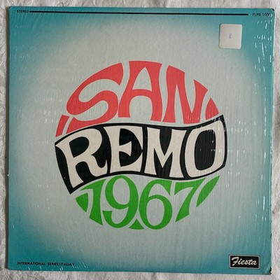 San Remo 1967 Vinyl LP Record Album Fiesta FLPS1486 International Series/Italian