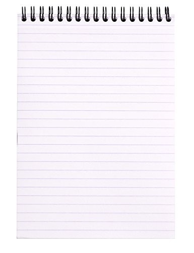 Notizblock Rhodia 165019C Din A5 Liniert 80 Blatt Schwarz 80 G Doppelspirale-image
