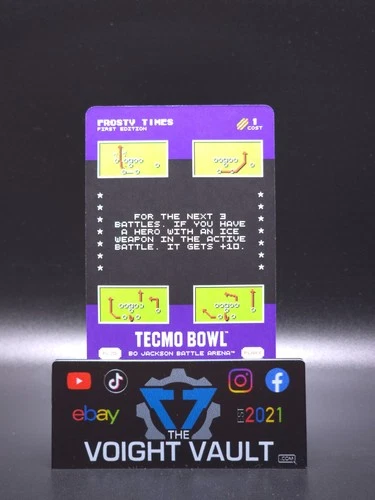 Frosty Times 2026 Bo Jackson Battle Arena Tecmo Bowl Play Card #PL70