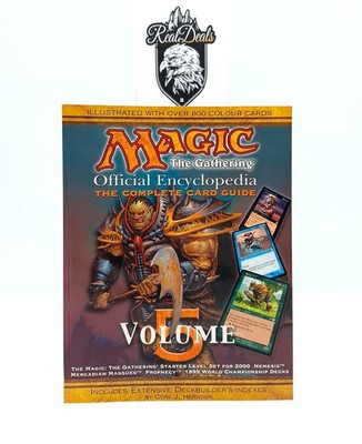 Magic The Gathering Official Encyclopedia Volume 5 Card Guide Info Lesen!