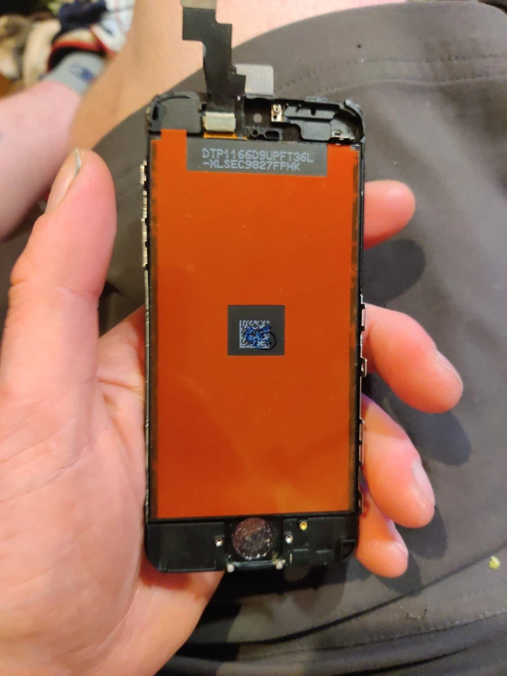 Conjunto de marco digitalizador LCD para Apple iPhone 4 GSM negro frontal vidrio tapa táctil Foto 2 de 3