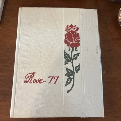 1977 MELROSE ACADEMY YEARBOOK PHILADELPHIA, PENNSYLVANIA  THE ROSE  W/ Signature