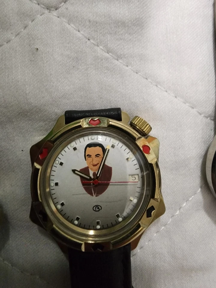 “Lot of 7 Vintage Soviet USSR Watches – Mechanical – Raketa / Vostok / Poljot  - Image 4 of 4
