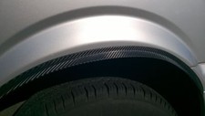 Passend für VW Golf IV V VI 4 5 6 Universal 2 x Carbon Radlaufschutzleisten Felg