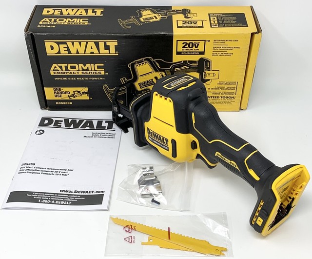 DEWALT DCS369B Atomic 20V Cordless Reciprocating Saw for sale online eBay