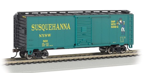 Bachmann 17001 40' Steel Box Car "New York, Susquehanna & Western" | Zustand: Neu