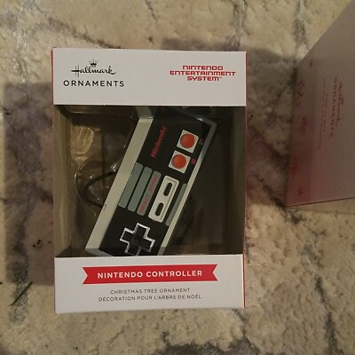 Hallmark Nintendo NES Controller Gaming Red Box Christmas Ornament 