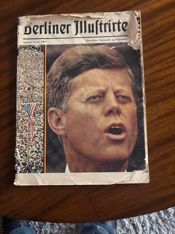 1963 BERLINER ILLUSTRIRTE MAG PRESIDENT KENNEDY IN GERMANY JFK SPECIAL ISSUE