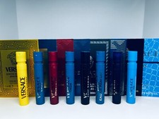 Versace Cologne Collection For Men Sample Spray Vials 8Pc Set
