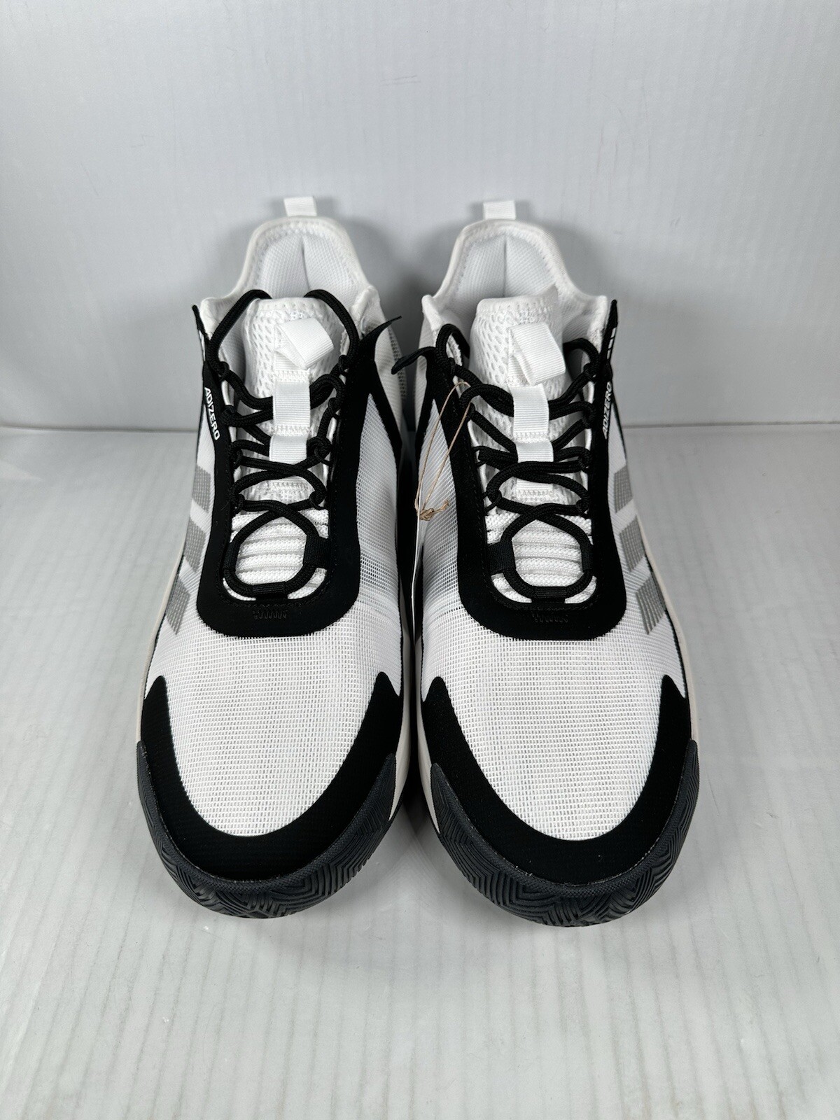 Size 11.5 Mens Adidas Adizero Select Team Basketball Shoes IE9322 White Black image 2